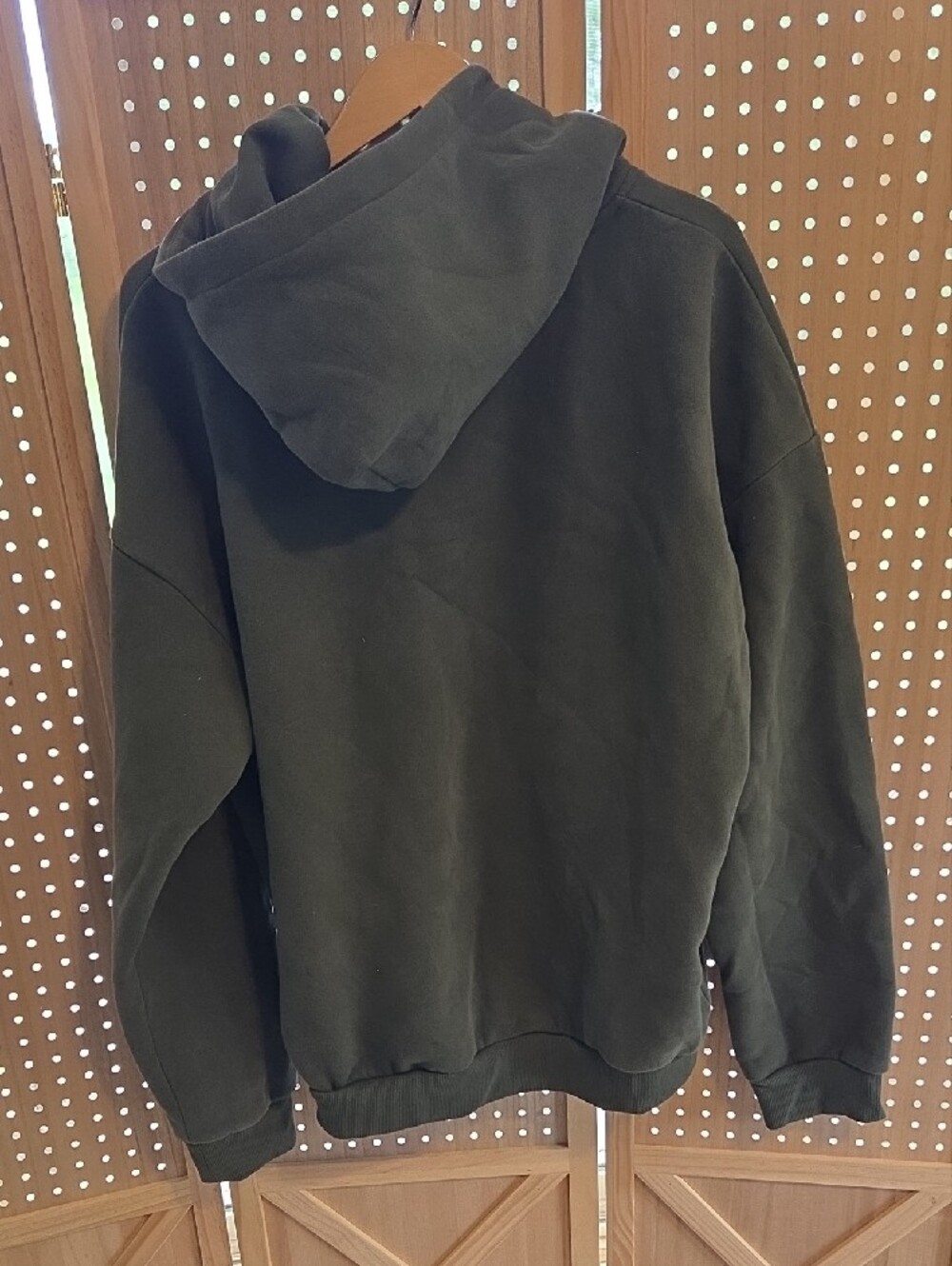Green Comfrt Hooded Sweatshirt - Olive Green - Picture 3 of 5